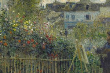 enoir, Monet Painting in His Garden at Argenteuil, 1873 mini