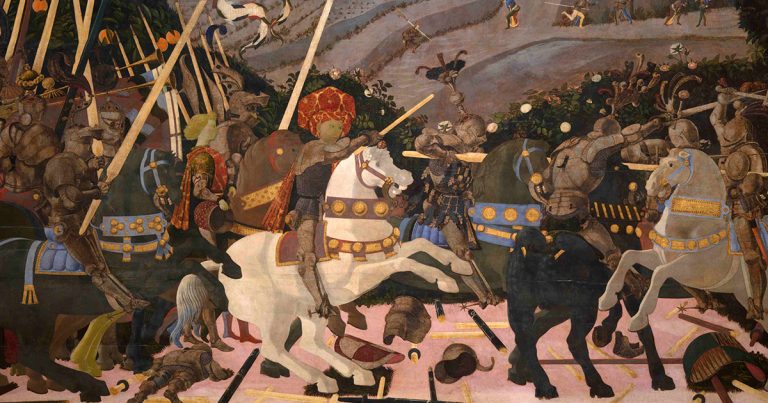 Uccello La batalla de San Romano mini