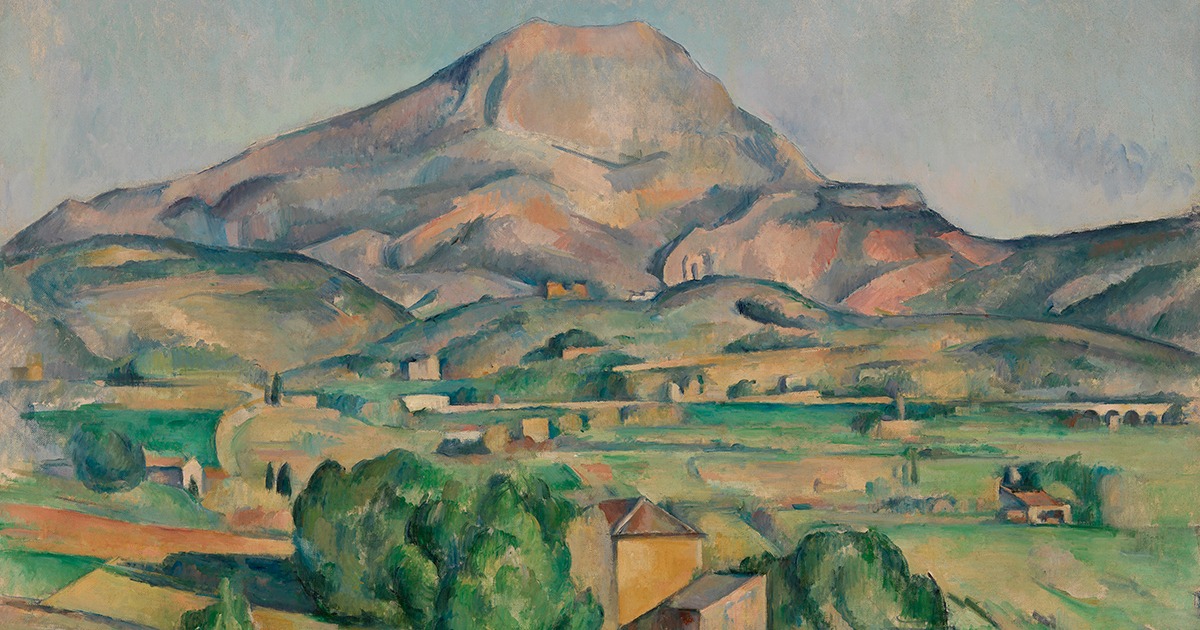 Cézanne la montaña Santa Victoria miniatura