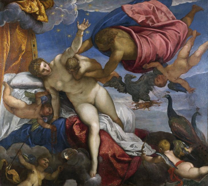 Tintoretto El origen de la Vía Láctea 1575