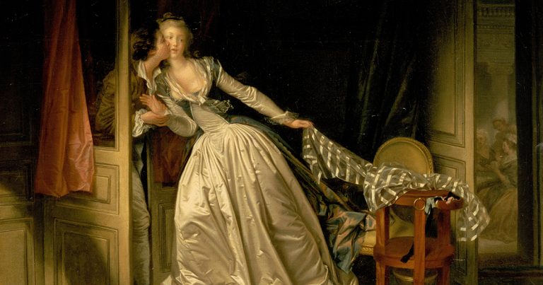 Fragonard El beso robado hacia 1790 mini