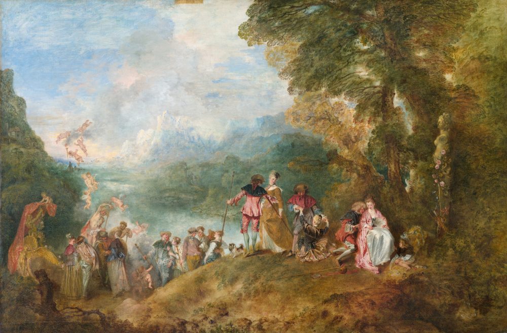 Watteau Peregrinación a la isla de Citera 1717