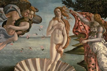 Botticelli Nacimiento de Venus 1484 86 MINI