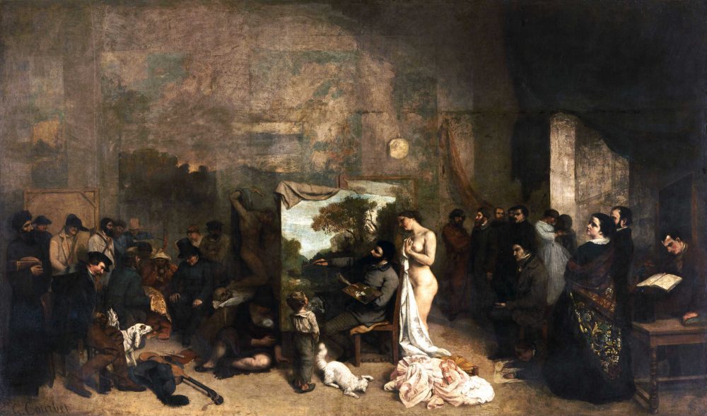 Courbet El taller del pintor 1854 1855