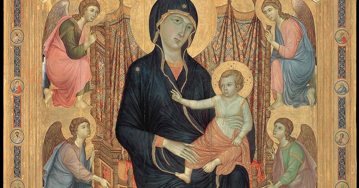 La Maestà o Virgen en Majestad. - 3 minutos de arte