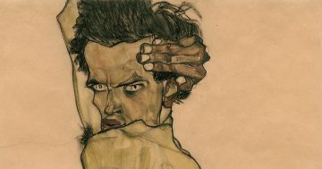 C6 Egon Schiele y el autorretrato miniatura