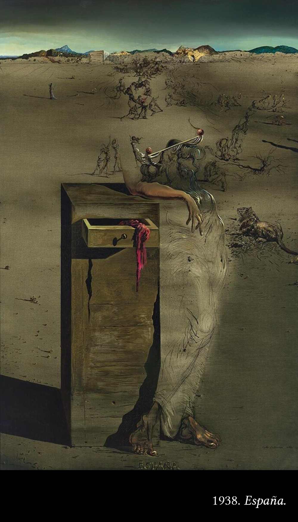 Aparición De Un Rostro Y Un Frutero En La Playa Momentos de Dalí. - 3 minutos de arte