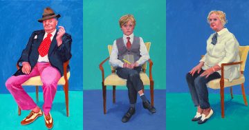 C6 Hockney 82 retratos mini