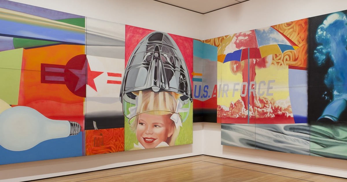 F111, the Huge Pop Art Painting of James Rosenquist 3 minutos de arte