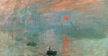 Monet Impresión, sol naciente 1872 miniatura