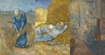 C6 Van Gogh after Millet mini