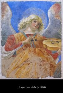 C6 Los ángeles músicos de Melozzo da Forlì 02